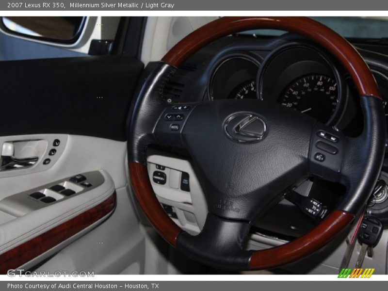 Millennium Silver Metallic / Light Gray 2007 Lexus RX 350