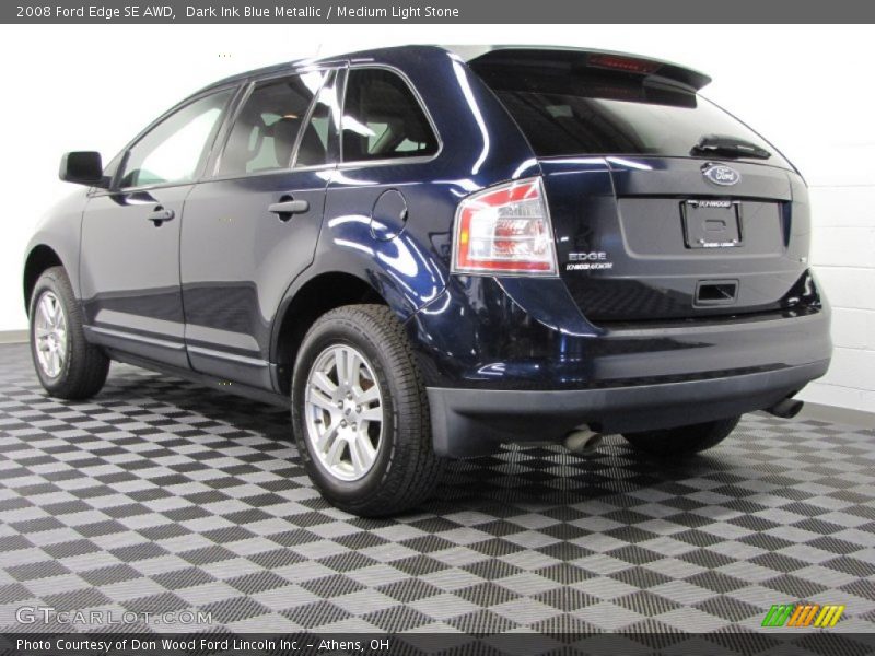 Dark Ink Blue Metallic / Medium Light Stone 2008 Ford Edge SE AWD