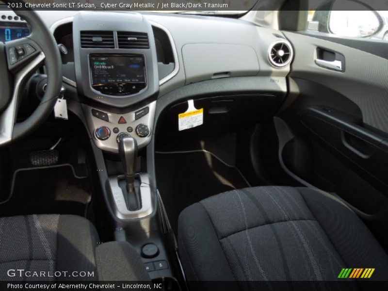 Cyber Gray Metallic / Jet Black/Dark Titanium 2013 Chevrolet Sonic LT Sedan