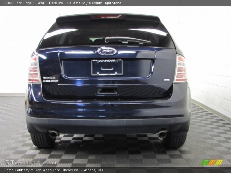 Dark Ink Blue Metallic / Medium Light Stone 2008 Ford Edge SE AWD