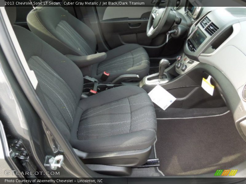 Cyber Gray Metallic / Jet Black/Dark Titanium 2013 Chevrolet Sonic LT Sedan
