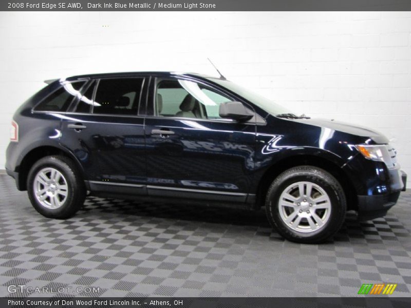 Dark Ink Blue Metallic / Medium Light Stone 2008 Ford Edge SE AWD