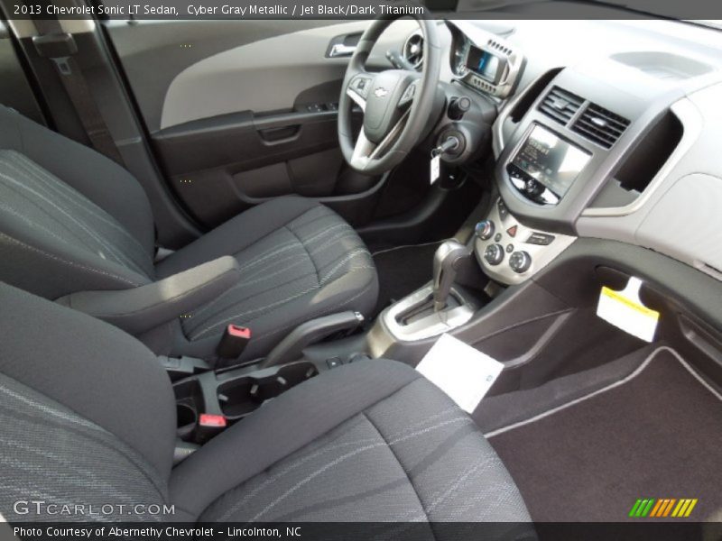 Cyber Gray Metallic / Jet Black/Dark Titanium 2013 Chevrolet Sonic LT Sedan