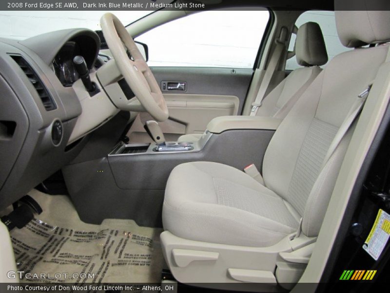 Dark Ink Blue Metallic / Medium Light Stone 2008 Ford Edge SE AWD