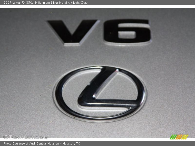 Millennium Silver Metallic / Light Gray 2007 Lexus RX 350
