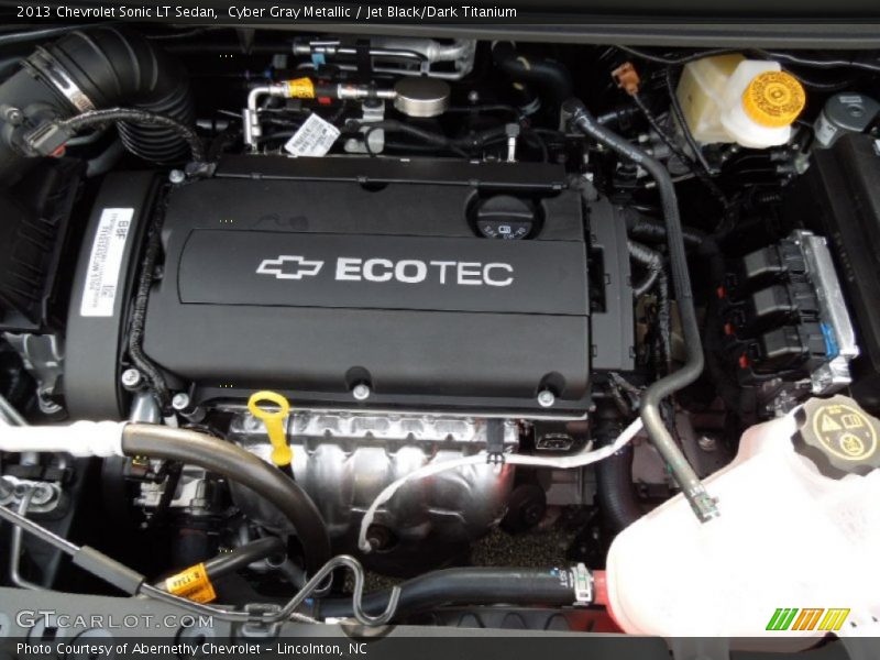 Cyber Gray Metallic / Jet Black/Dark Titanium 2013 Chevrolet Sonic LT Sedan