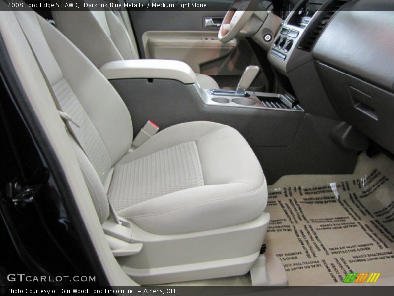 Dark Ink Blue Metallic / Medium Light Stone 2008 Ford Edge SE AWD