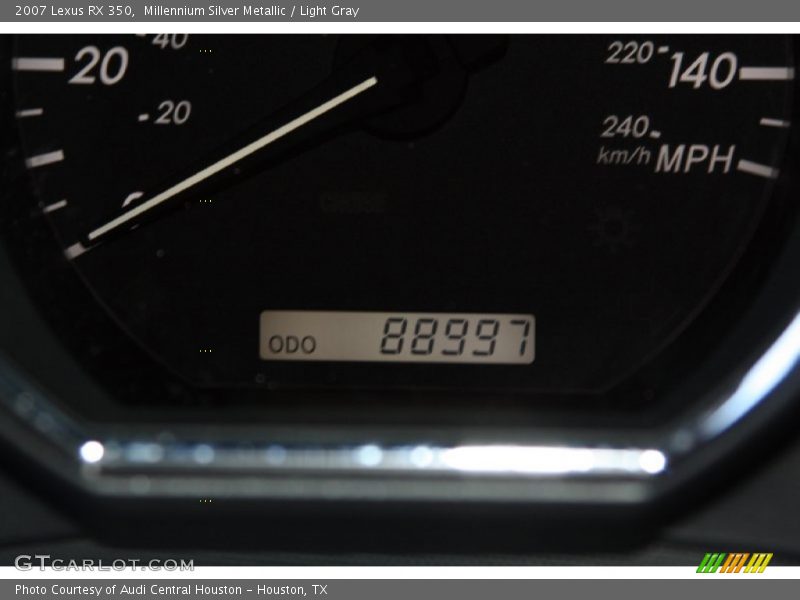 Millennium Silver Metallic / Light Gray 2007 Lexus RX 350