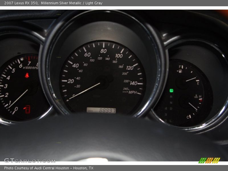 Millennium Silver Metallic / Light Gray 2007 Lexus RX 350