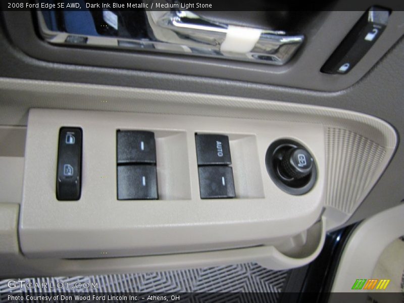 Dark Ink Blue Metallic / Medium Light Stone 2008 Ford Edge SE AWD