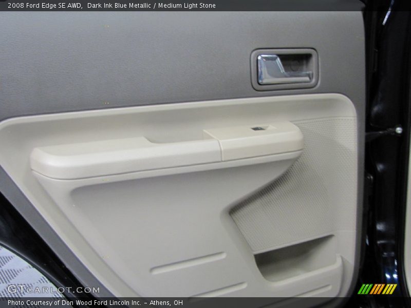 Dark Ink Blue Metallic / Medium Light Stone 2008 Ford Edge SE AWD