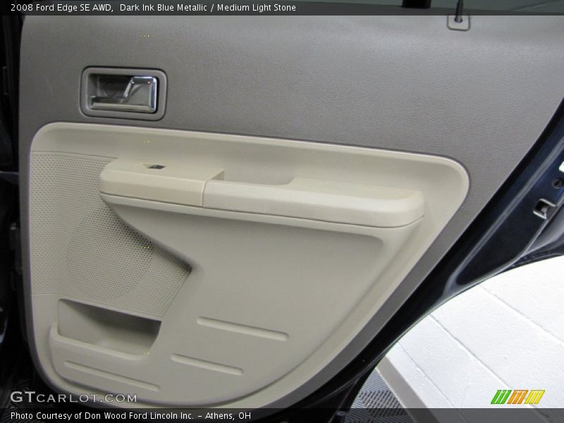 Dark Ink Blue Metallic / Medium Light Stone 2008 Ford Edge SE AWD