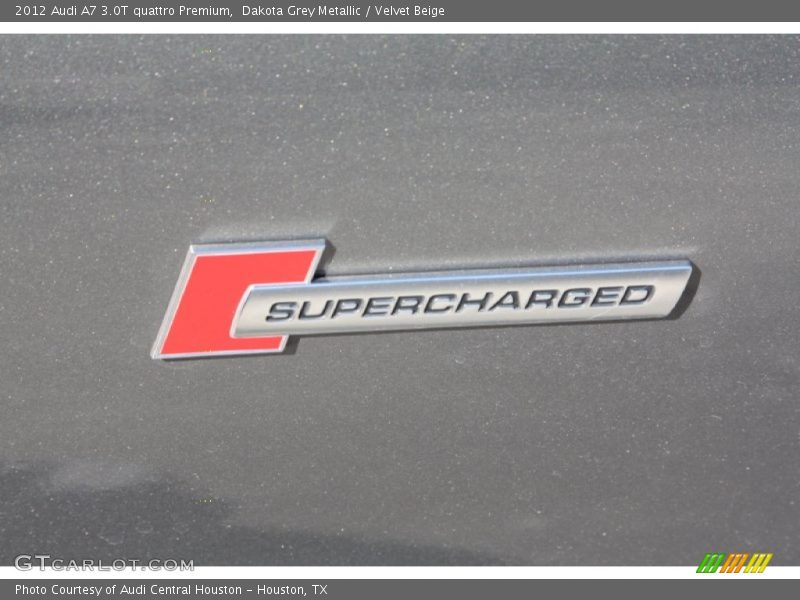 Dakota Grey Metallic / Velvet Beige 2012 Audi A7 3.0T quattro Premium