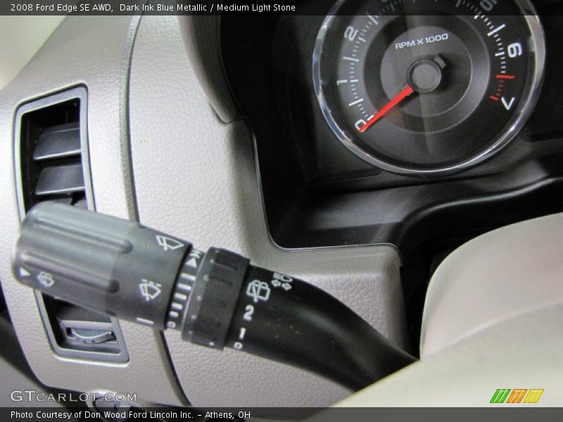 Dark Ink Blue Metallic / Medium Light Stone 2008 Ford Edge SE AWD
