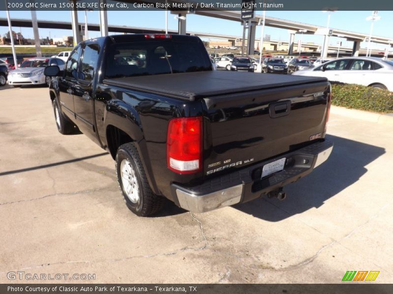 Carbon Black Metallic / Dark Titanium/Light Titanium 2009 GMC Sierra 1500 SLE XFE Crew Cab