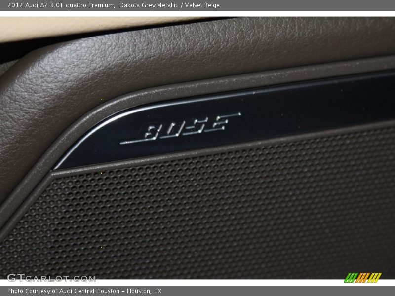 Dakota Grey Metallic / Velvet Beige 2012 Audi A7 3.0T quattro Premium