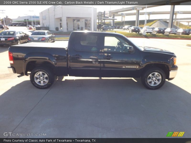 Carbon Black Metallic / Dark Titanium/Light Titanium 2009 GMC Sierra 1500 SLE XFE Crew Cab