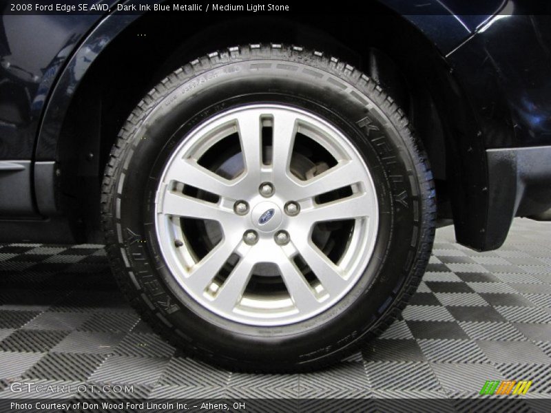 Dark Ink Blue Metallic / Medium Light Stone 2008 Ford Edge SE AWD