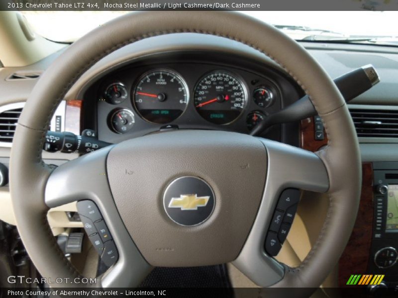 Mocha Steel Metallic / Light Cashmere/Dark Cashmere 2013 Chevrolet Tahoe LTZ 4x4