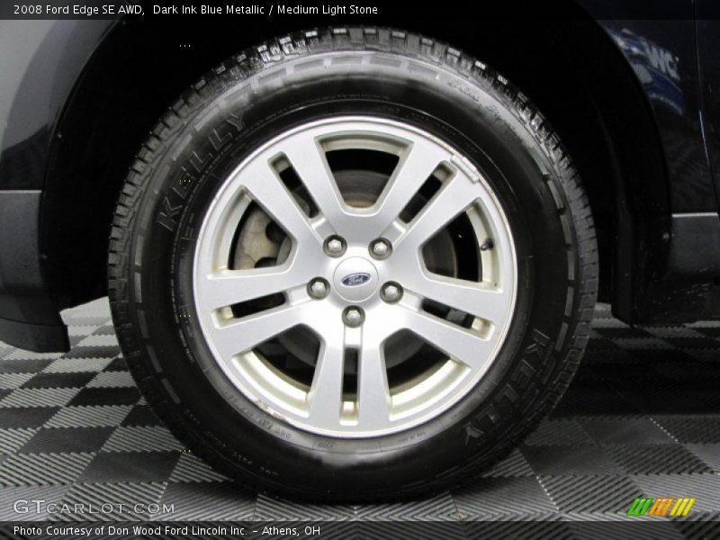 Dark Ink Blue Metallic / Medium Light Stone 2008 Ford Edge SE AWD