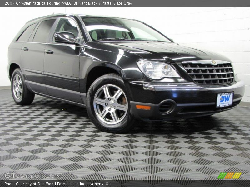 Brilliant Black / Pastel Slate Gray 2007 Chrysler Pacifica Touring AWD