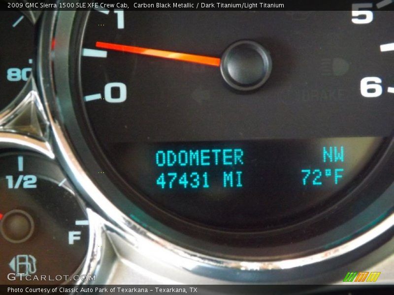 Carbon Black Metallic / Dark Titanium/Light Titanium 2009 GMC Sierra 1500 SLE XFE Crew Cab