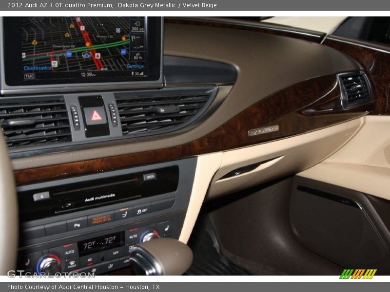 Dakota Grey Metallic / Velvet Beige 2012 Audi A7 3.0T quattro Premium