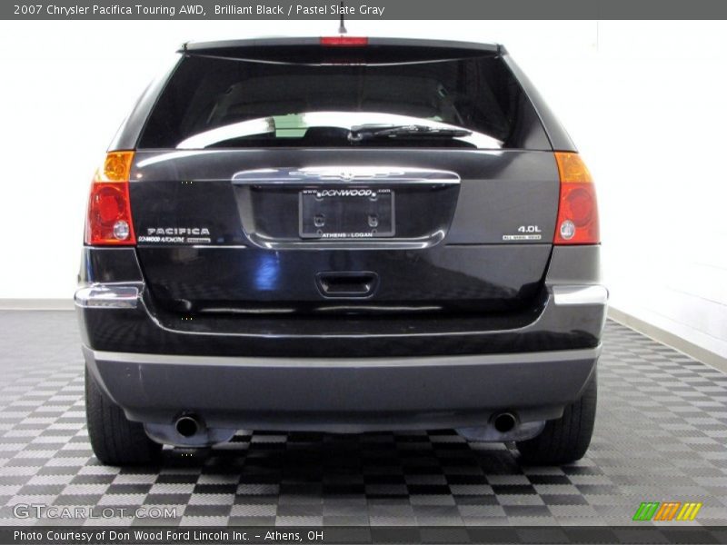 Brilliant Black / Pastel Slate Gray 2007 Chrysler Pacifica Touring AWD