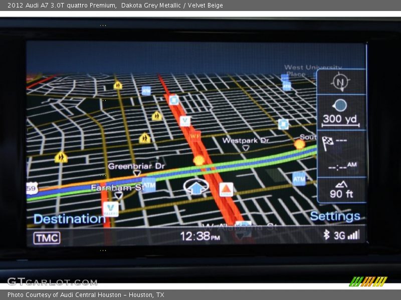 Dakota Grey Metallic / Velvet Beige 2012 Audi A7 3.0T quattro Premium