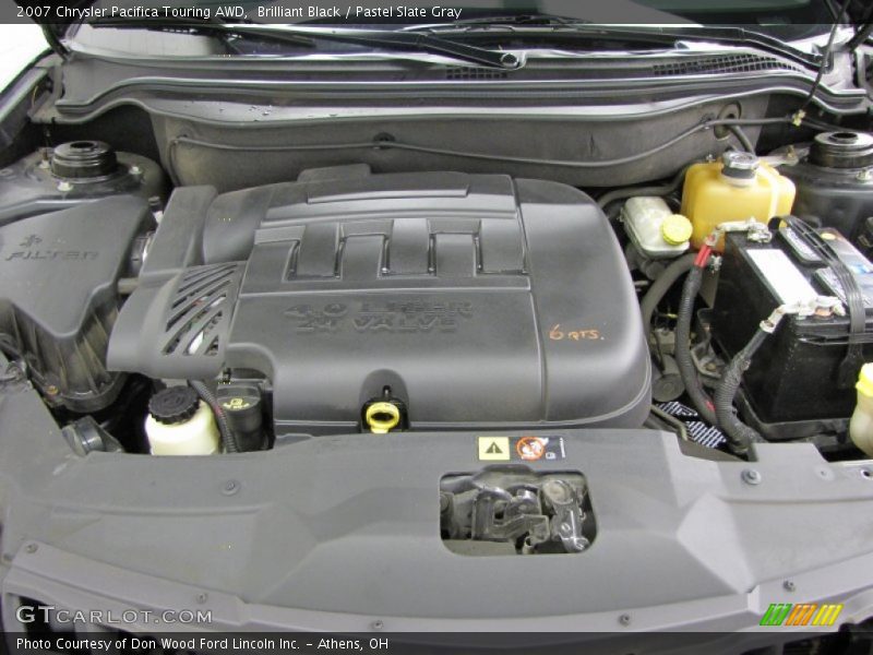 Brilliant Black / Pastel Slate Gray 2007 Chrysler Pacifica Touring AWD