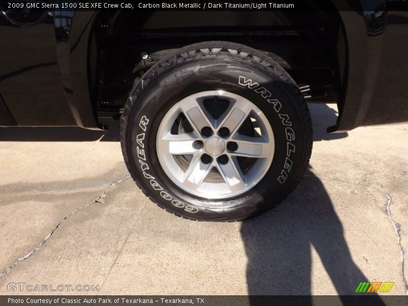 Carbon Black Metallic / Dark Titanium/Light Titanium 2009 GMC Sierra 1500 SLE XFE Crew Cab