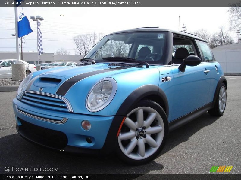 Electric Blue Metallic / Lapis Blue/Panther Black 2004 Mini Cooper S Hardtop