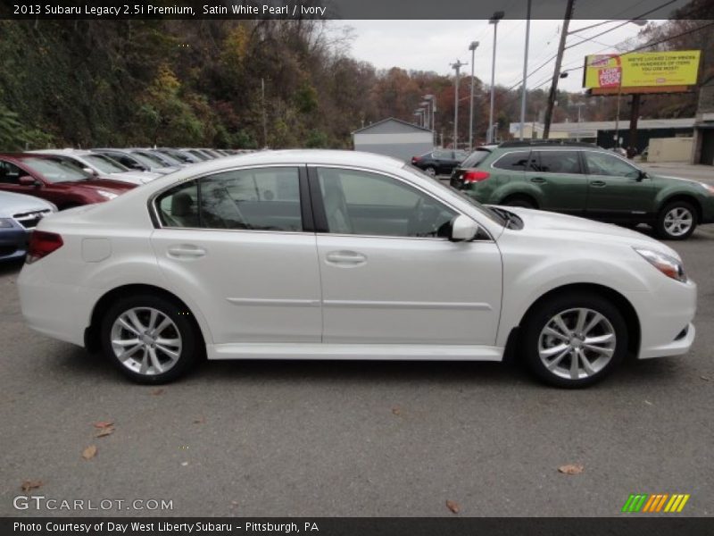 Satin White Pearl / Ivory 2013 Subaru Legacy 2.5i Premium