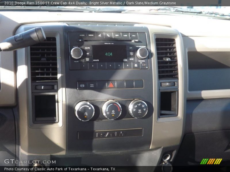 Bright Silver Metallic / Dark Slate/Medium Graystone 2010 Dodge Ram 3500 ST Crew Cab 4x4 Dually