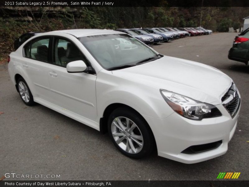 Satin White Pearl / Ivory 2013 Subaru Legacy 2.5i Premium
