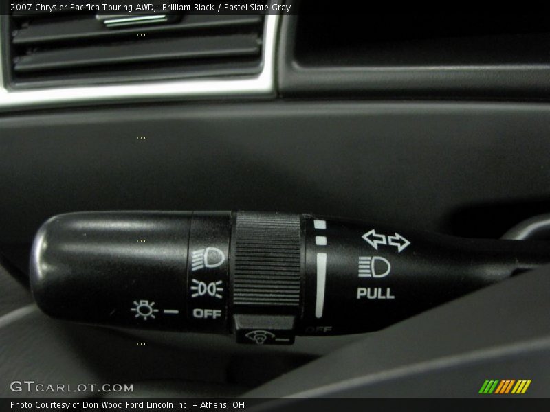 Brilliant Black / Pastel Slate Gray 2007 Chrysler Pacifica Touring AWD
