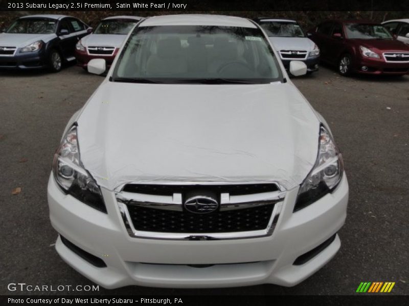 Satin White Pearl / Ivory 2013 Subaru Legacy 2.5i Premium