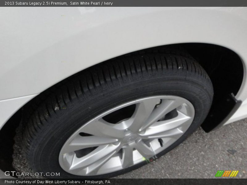 Satin White Pearl / Ivory 2013 Subaru Legacy 2.5i Premium