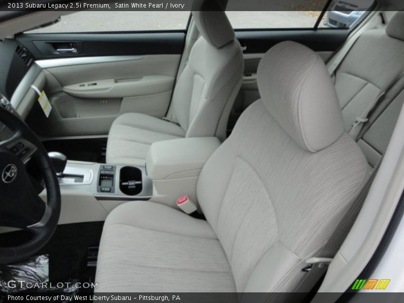 Satin White Pearl / Ivory 2013 Subaru Legacy 2.5i Premium