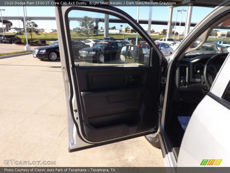 Bright Silver Metallic / Dark Slate/Medium Graystone 2010 Dodge Ram 3500 ST Crew Cab 4x4 Dually