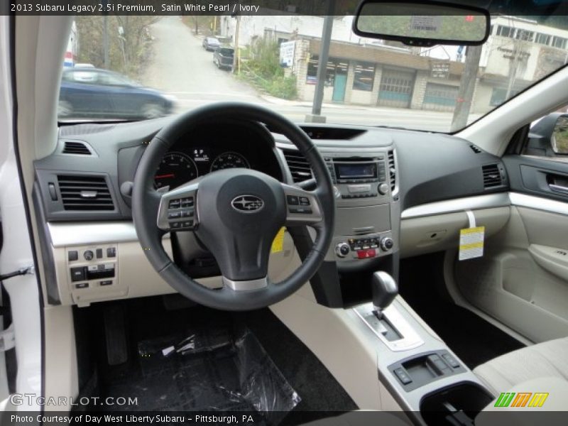 Satin White Pearl / Ivory 2013 Subaru Legacy 2.5i Premium