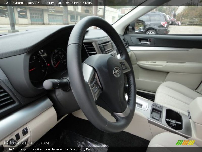 Satin White Pearl / Ivory 2013 Subaru Legacy 2.5i Premium