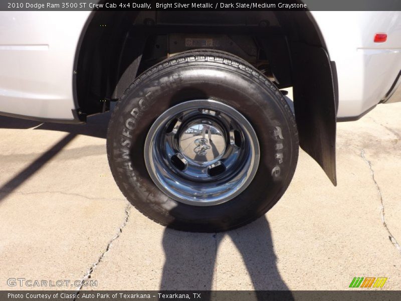 Bright Silver Metallic / Dark Slate/Medium Graystone 2010 Dodge Ram 3500 ST Crew Cab 4x4 Dually