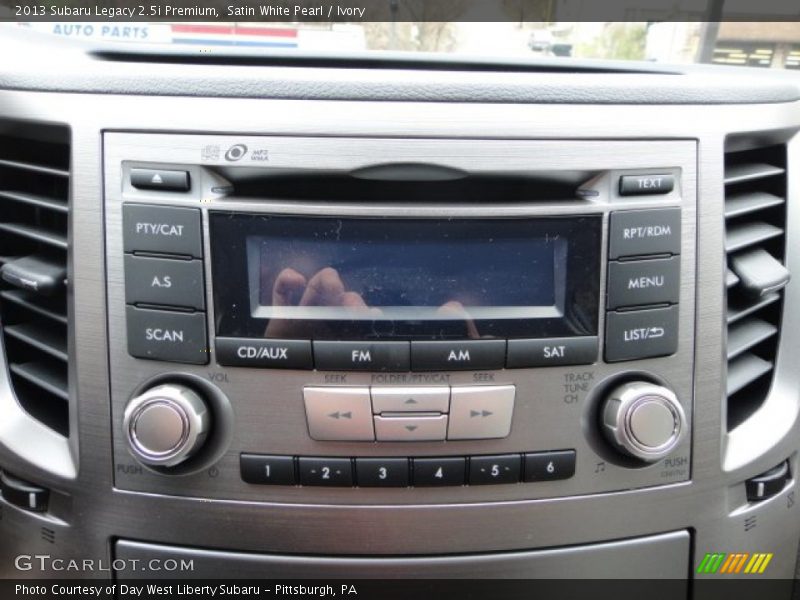 Satin White Pearl / Ivory 2013 Subaru Legacy 2.5i Premium