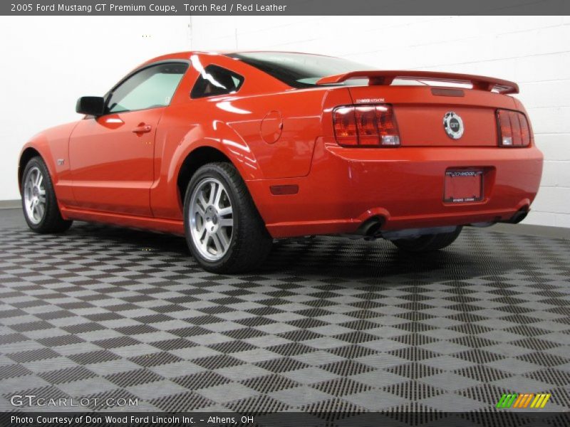 Torch Red / Red Leather 2005 Ford Mustang GT Premium Coupe