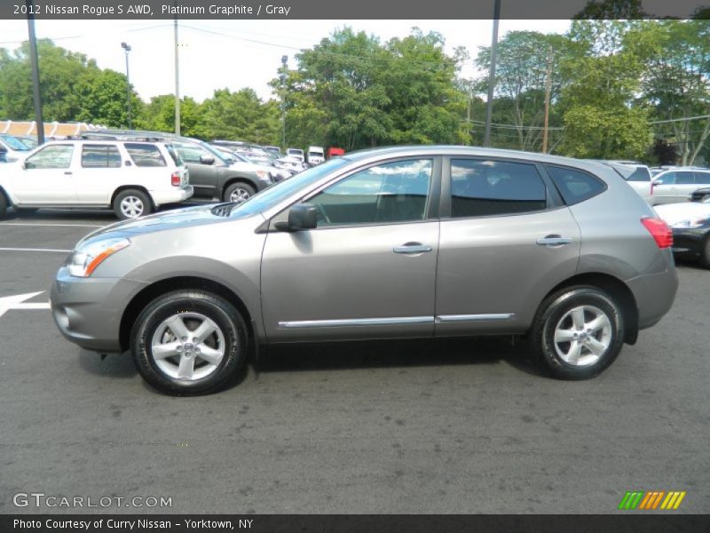 Platinum Graphite / Gray 2012 Nissan Rogue S AWD