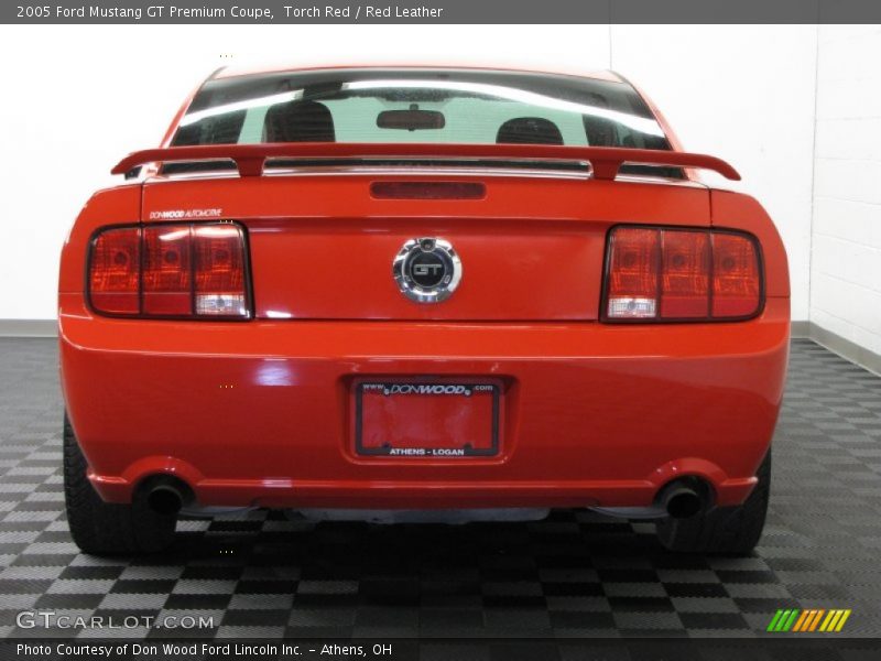 Torch Red / Red Leather 2005 Ford Mustang GT Premium Coupe