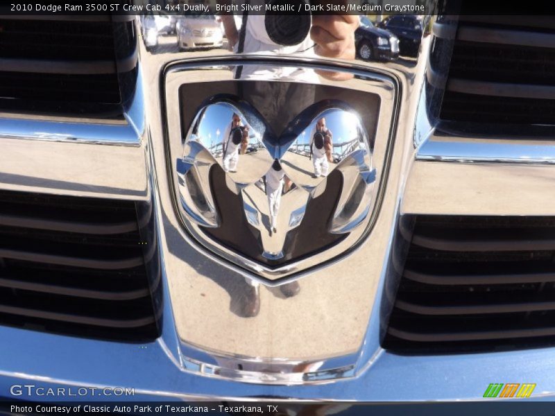 Bright Silver Metallic / Dark Slate/Medium Graystone 2010 Dodge Ram 3500 ST Crew Cab 4x4 Dually