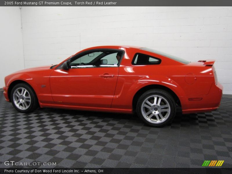 Torch Red / Red Leather 2005 Ford Mustang GT Premium Coupe