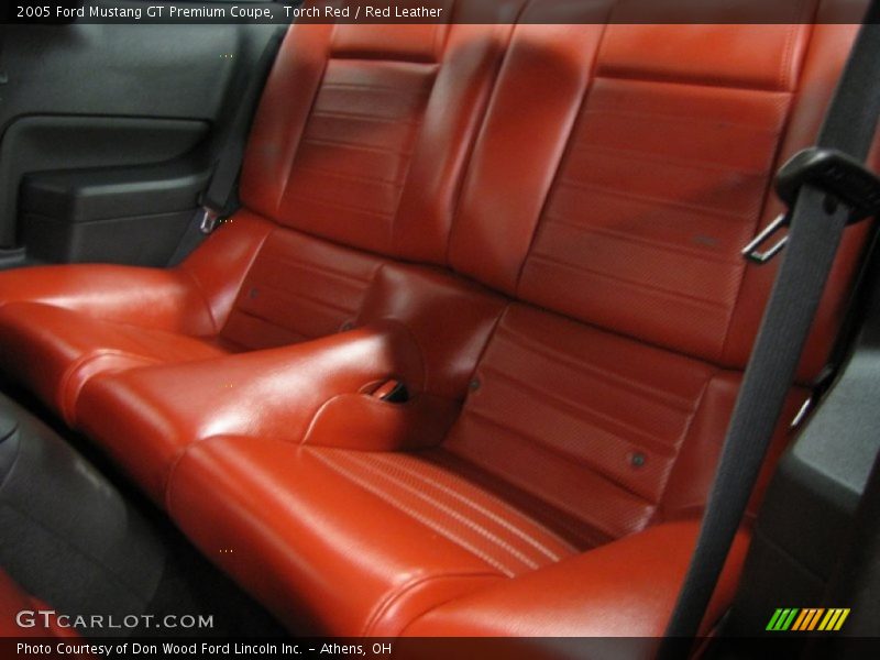 Rear Seat of 2005 Mustang GT Premium Coupe
